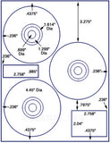 US4081-MH-DVD 4.45'' on a 8/1/2"x 11" label sheet.