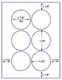 1,000 Uncoated White Matte Inkjet or Laser sheets with Permanent adhesive