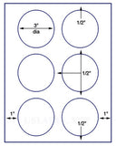 1,000 Uncoated White Matte Inkjet or Laser sheets with Permanent adhesive