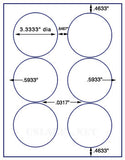 1,000 Uncoated White Matte Inkjet or Laser sheets with Permanent adhesive