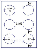 1,000 Uncoated White Matte Inkjet or Laser sheets with Permanent adhesive
