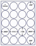 1,000 Uncoated White Matte Inkjet or Laser sheets with Permanent adhesive