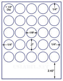 1,000 Uncoated White Matte Inkjet or Laser sheets with Permanent adhesive