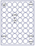 1,000 Uncoated White Matte Inkjet or Laser sheets with Permanent adhesive