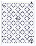1,000 Uncoated White Matte Inkjet or Laser sheets with Permanent adhesive