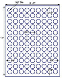 1,000 Uncoated White Matte Inkjet or Laser sheets with Permanent adhesive