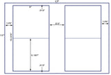 US5192-6'' x 5.187''-4 up label on a 11'' x 17'' sheet.