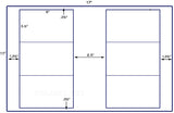 US5284-6''x3.5''-6 up on a 11'' x 17'' label sheet.