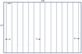 US5618-1.25'' x 11''-12 up label on a 11'' x 17'' sheet.