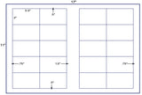 US6029-3.5'' x 2''-20 up label on a 11'' x 17'' sheet.