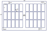 US7296-1.4375'' x 3''-30 up label on a 11'' x 17'' sheet.