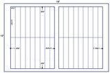 US7390D-36 up 5.375"x.875" label on a 12'' x 18'' sheet.
