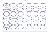 US8322-2.5''x1.5'' Oval 36 up label on a 11'' x 17'' sheet.