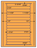 US4020-5 13/16''x21/32''-15 up on a 8 1/2"x11" label sheet.